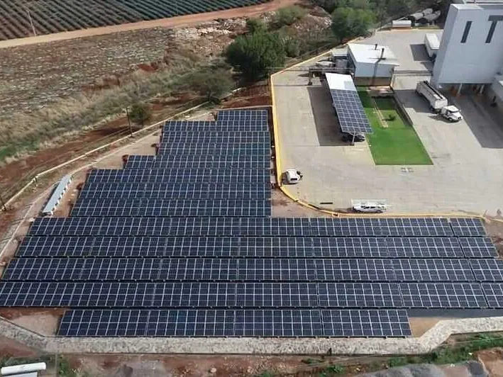 Sistema solar de La Unión de Tepatitlán en Arandas, Jalisco